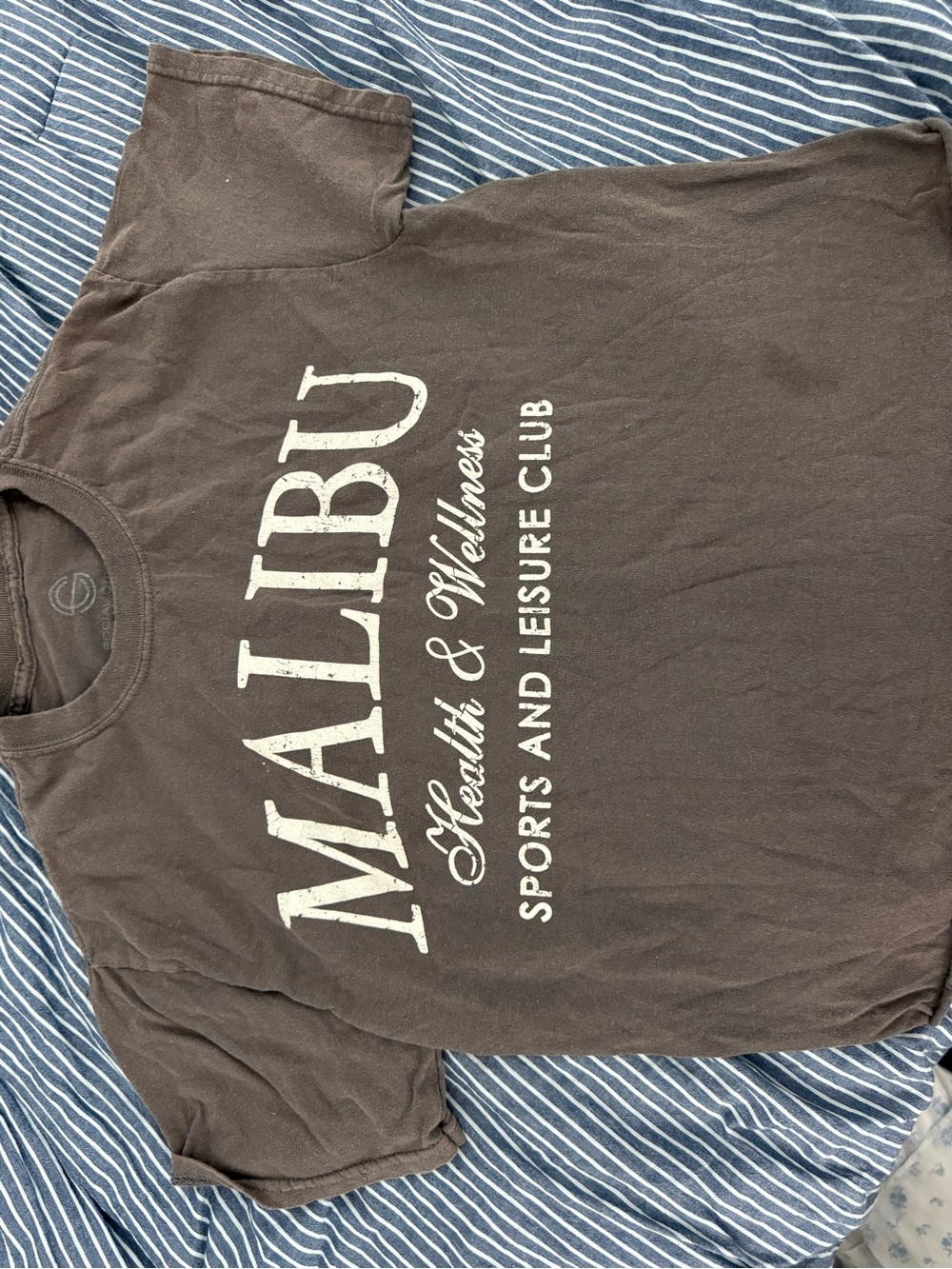 Malibu Health & Wellness Graphic Tee - Brown